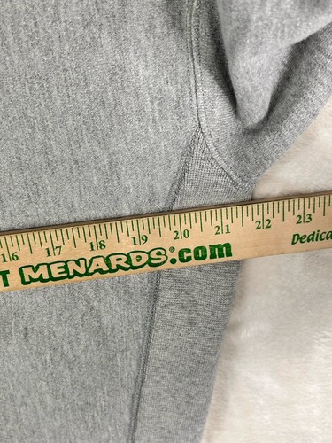 Vintage Champion REVERSE WEAVE Crew Neck Womens Large Sweatshirt GRAY Blank - Picture 4 of 7
