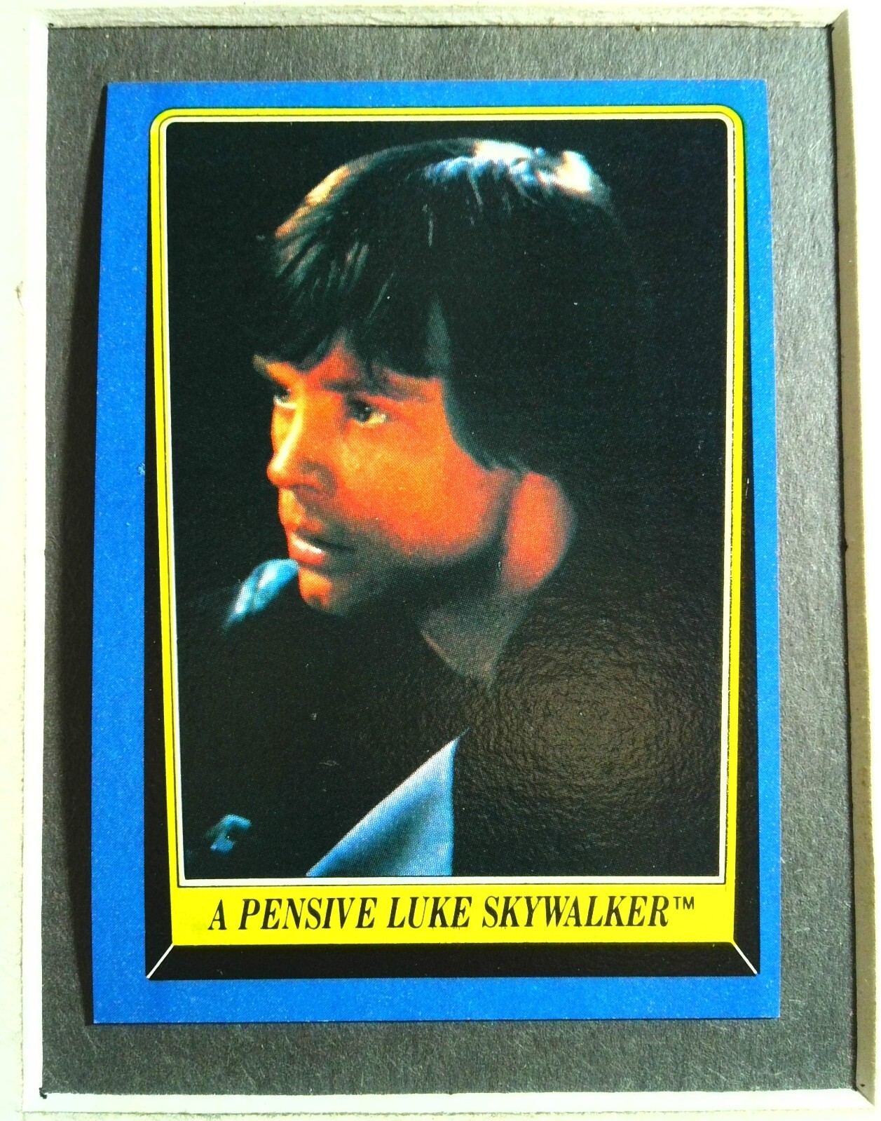 #152 A Pensive Luke Skywalker 1983 Topps Star Wars Return of the Jedi Series 2