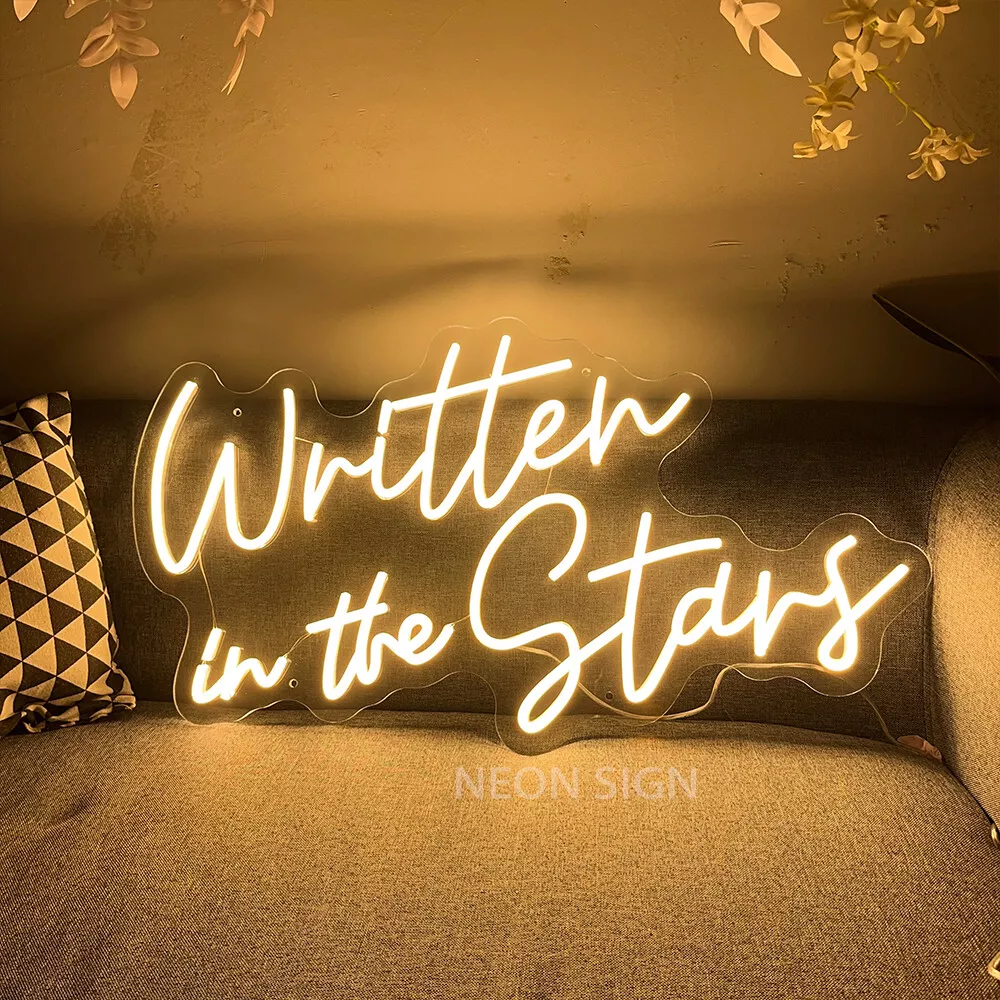 Neon written lights deals