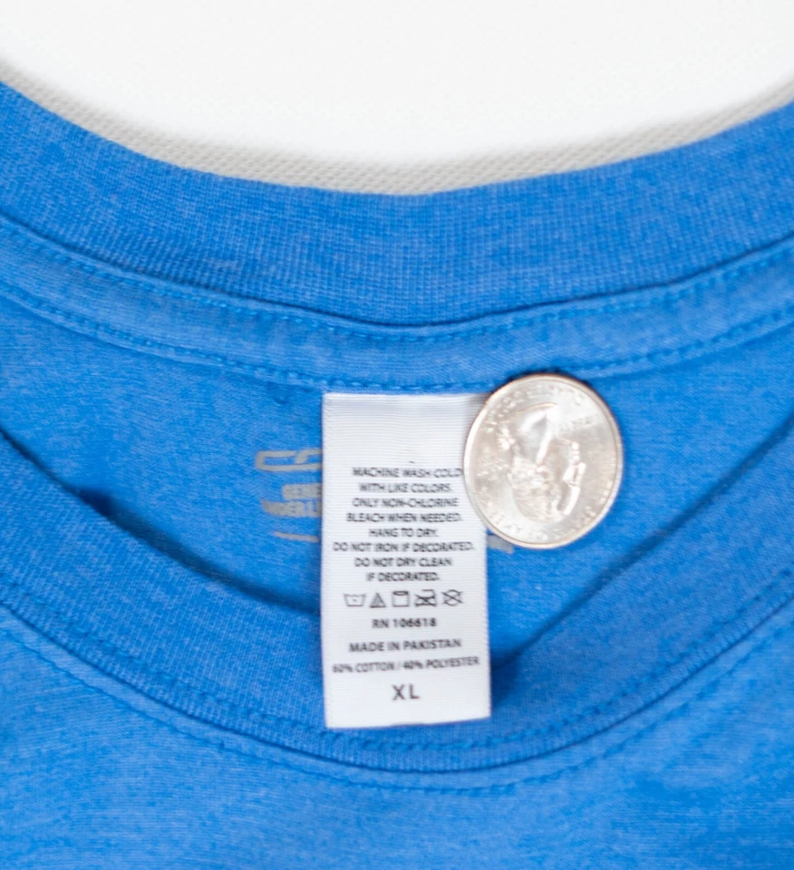 Camiseta Chevy Corvette Racing Z06 Track Hombre Talla XL Azul 21.5x29 Foto 4 de 4