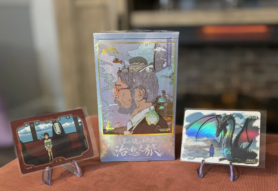 New Sealed Hayao Miyazaki Studio Ghibli Mitaka Museum Trading Card Box Ponyo - Image 4 of 4