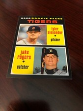 Tyler Alexander Jake Rogers  Tigers 2020 Rookie Stars Topps Herritage #39 *Mint*
