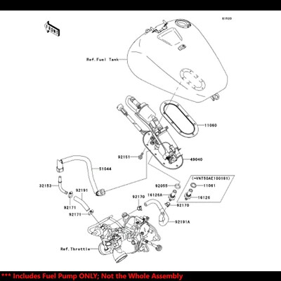 Kemso 30mm Intank EFI Fuel Pump Strainer for Hyosung Gt250r Comet