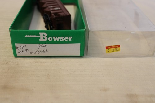 Bowser escala HO, 4 bahías tolva y carga, Pennsylvania, marrón, #913458 - 54060 construido | Zustand: Used