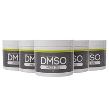 DMSO Gel 4 oz. "5 Jar Special" 99.995% Low odor Pharma Grade Dimethyl Sulfoxide 