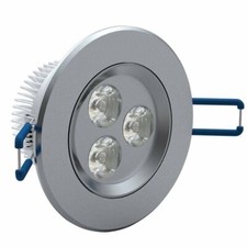 FARETTO A LED DA 3 WATT ROTONDO DA INCASSO ORIENTABILE LUCE CALDA