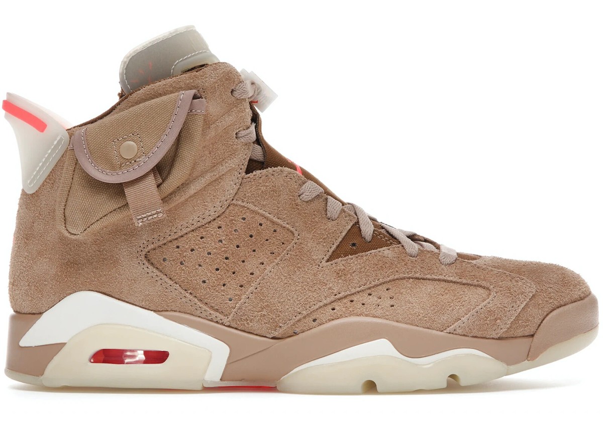 Jordan 6 Retro x Travis Scott British Khaki DH0690-200 Men's 6