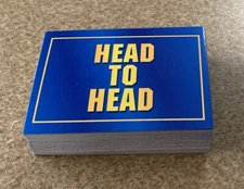 2018 Big Potato Blockbuster Party Game Replacement Part: Blue HEAD TO HEAD Cards