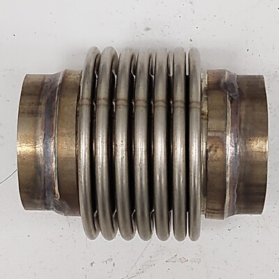 Vibrant 67327 SS Bellow Assembly w/ Liner 1.5in Inlet/Outlet ID x 2.75in