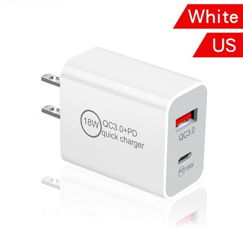 IPhone 13 12 PRO MAX 11 XS Fast Charger Cable USB C For Samsung PD Plug 18W+QC3 - Picture 14 of 17