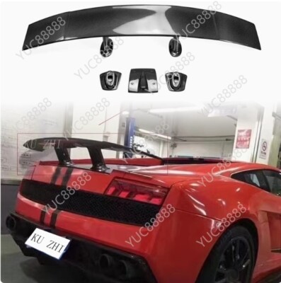 Real Carbon Rear Trunk Spoiler Wing For Lamborghini Gallardo LP550 LP560 LP570