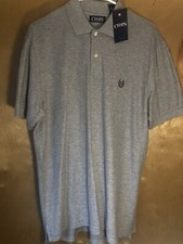 Chaps Gray Short Sleeve Polo Shirt Size Small NWT Never Worn