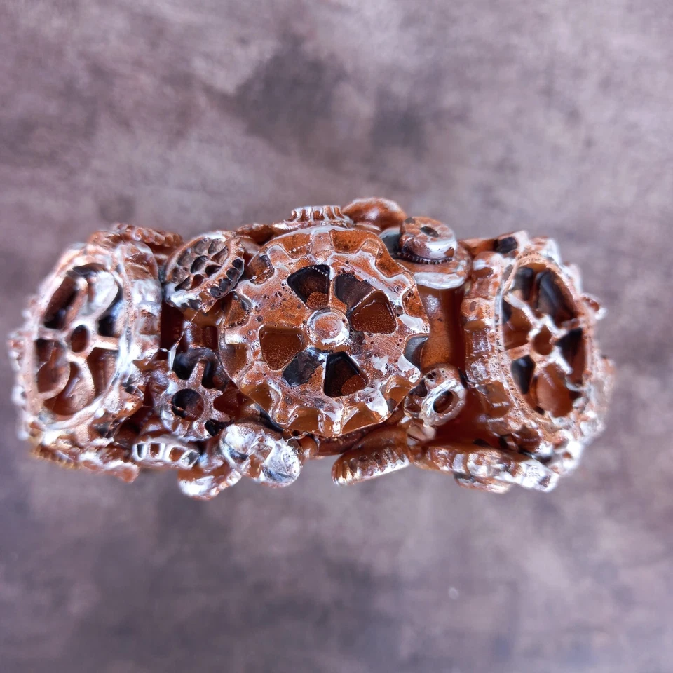 Pulsera Rígida Steampunk Rock Punk Joyería Mujer Tachuelas Accesorios Marca de Moda Foto 2 de 4