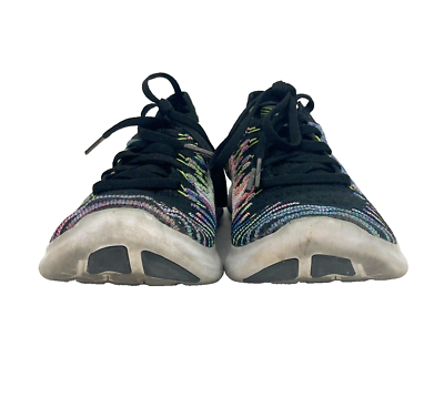 Nike Free RN Flyknit-Women's Sz 7-Rainbow Knit- Running/Jogging