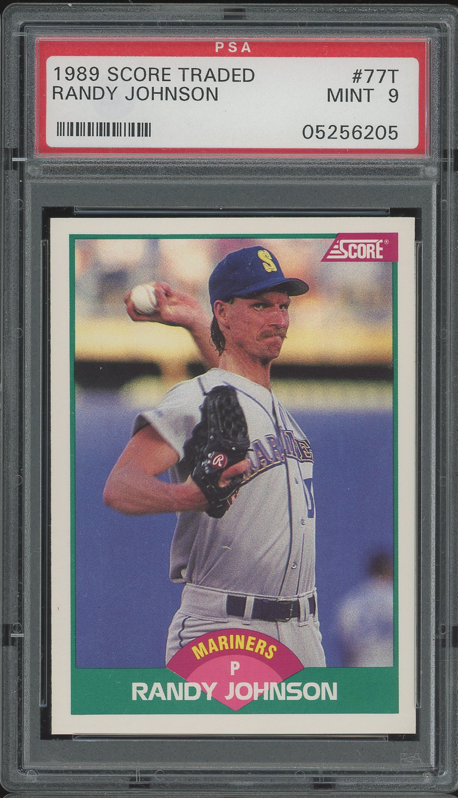 1989 Score Traded #77T Randy Johnson RC PSA 9 (MBB01-6205)