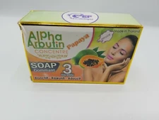 Alpha Arbutin Concentre Papaya  Soap Gommant 3 Day White 200g