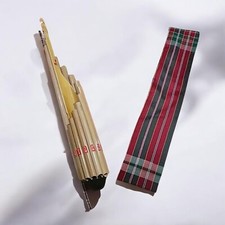 Thai Hood Bamboo Mouth Organ Musical Instrument Traditional 12 Pipes Handcraft