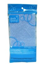 Exfoliating Stretch Shower Cloth Blue