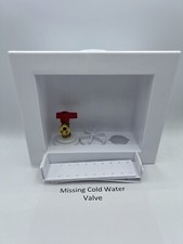 Oatey 38529 Copper Sweat Washing Machine Outlet Box-Missing Cold Valve
