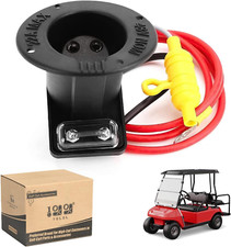 Golf Cart 48 Volt Charger Receptacle and Fuse Assembly for Club Car Ds,Golf Cart