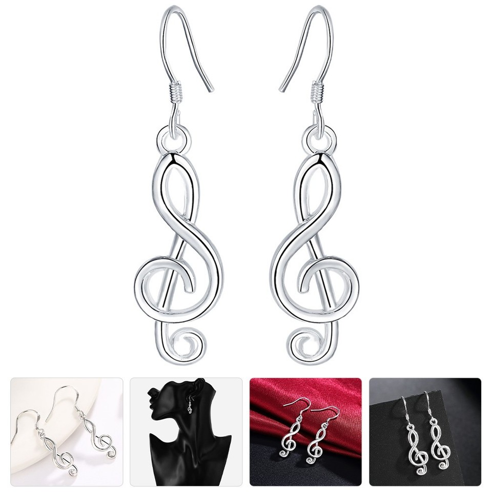 Notes Earrings Jewelry Music Note Retro Symbol Earring Earrings for Women Studs | eBay ...
