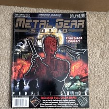 Versus Books Metal Gear Solid Strategy Guide Full-color Maps Free Giant Poster