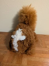 Handmade Squirrel Real Alpaca Fur Brown Plush Stuffed Animal Llama Peru Tag