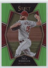 2022 Panini Select Premier Level Neon Green Prizm /99 Zack Wheeler #187 0p1q