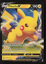 Pikachu V SWSH061 SWSH: Spada e Scudo Carte Promo Holo NM