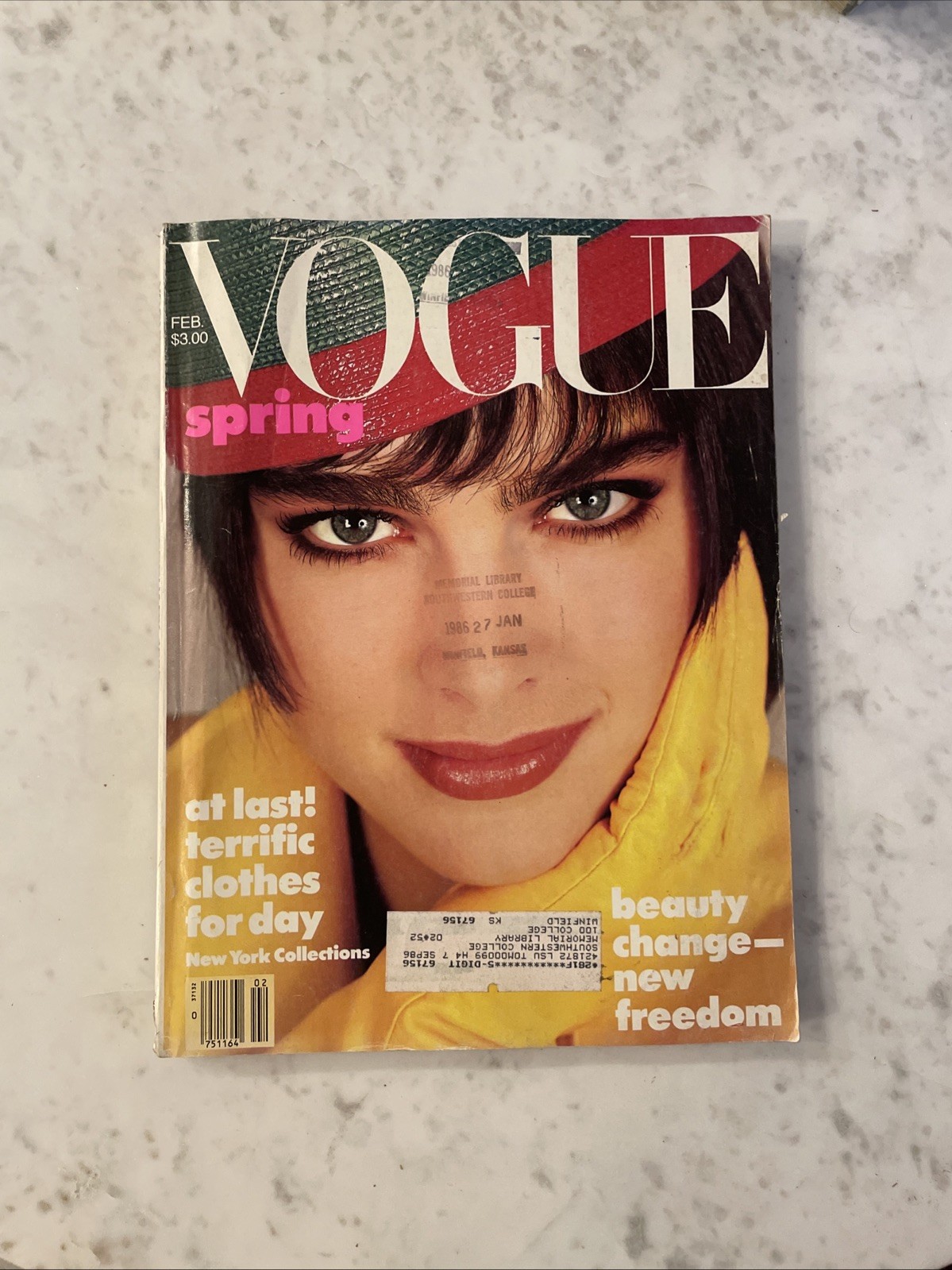 RARE Vintage Vogue 1986 BROOKE SHIELDS Paulina Porizkova Christy Turlington
