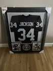 Bo Jackson Signed Auto Raiders Football Jersey Framed 44x36 Radtke COA