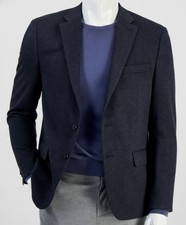Michael Kors Men's Blue Herringbone Regular-Fit Sport Coat Suit Jacket Size 38R