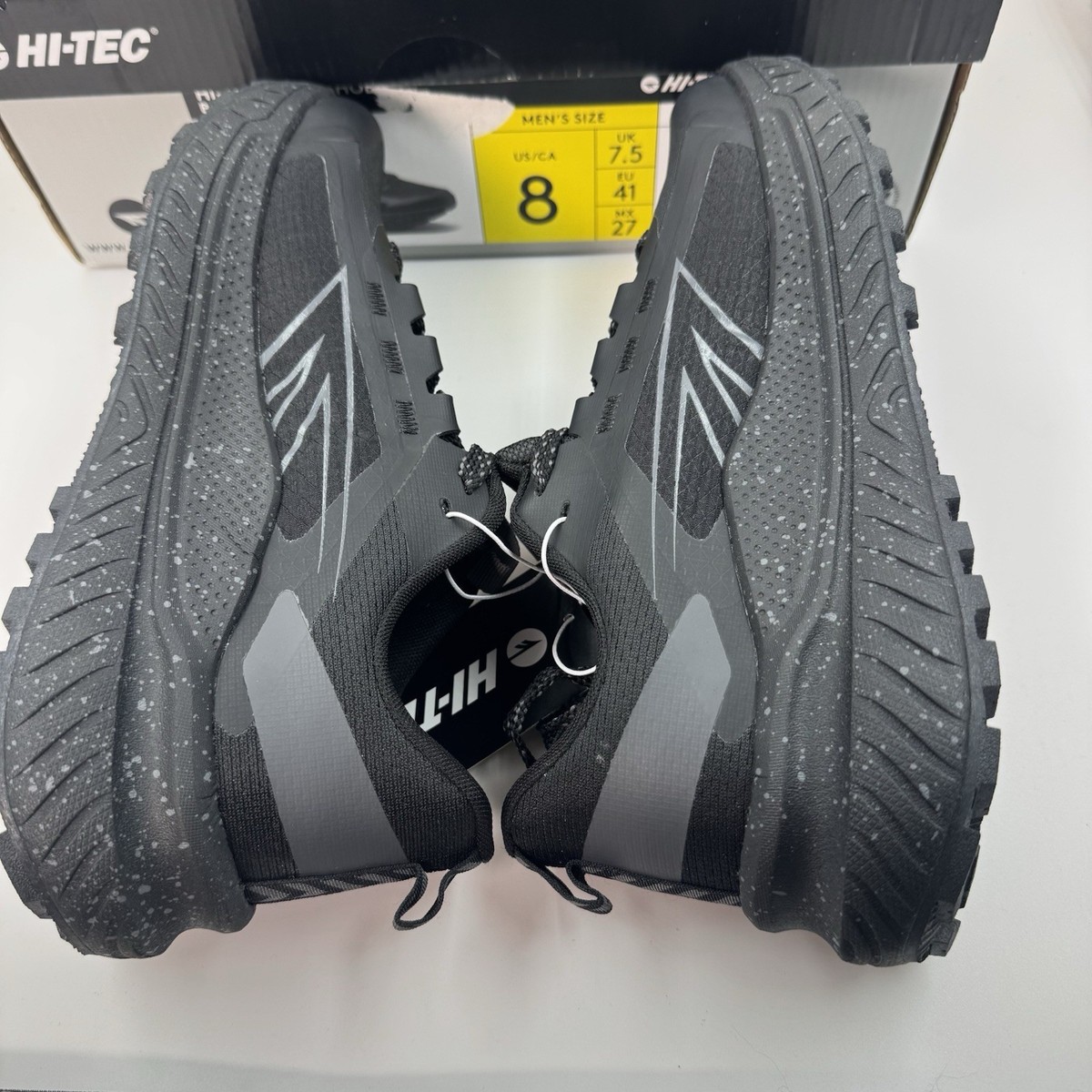 Hi Tec Mens Trail Running Shoes Black Asphalt CH80450M-BV Size 9.5 NEW Hi Tec Men main image 3