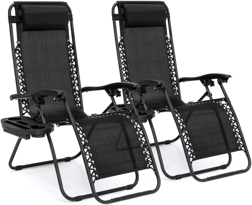S Zero Gravity Chair Patio Pool Lounge Chairs