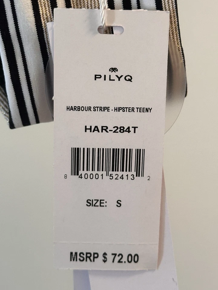 Новый Pilyq PQ гавани полоски хипстер бикини низ полный чехол размер маленький новый - Изображение 4 из 4