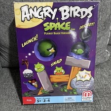 Retired Angry Birds Space Planet Block Version Game Mattel 2012 99 complete