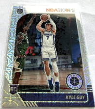 2019-20 Hoops Premium Stock Basketball Kyle Guy Sacramento Kings Silver Mojo RC