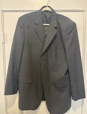 Jos. A. Bank Men's Charcoal Gray Single-Breasted Coat/Blazer. 42L