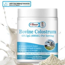 Bovine Colostrum Powder - 40% IgG Highly Concentrated Pure Bovine Grass Fed 120g