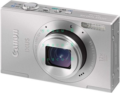 Canon IXUS 500 HS/ ELPH 520 HS/ IXY 3 CCD Camera 10.1MP 12x Optical Zoom -Silver
