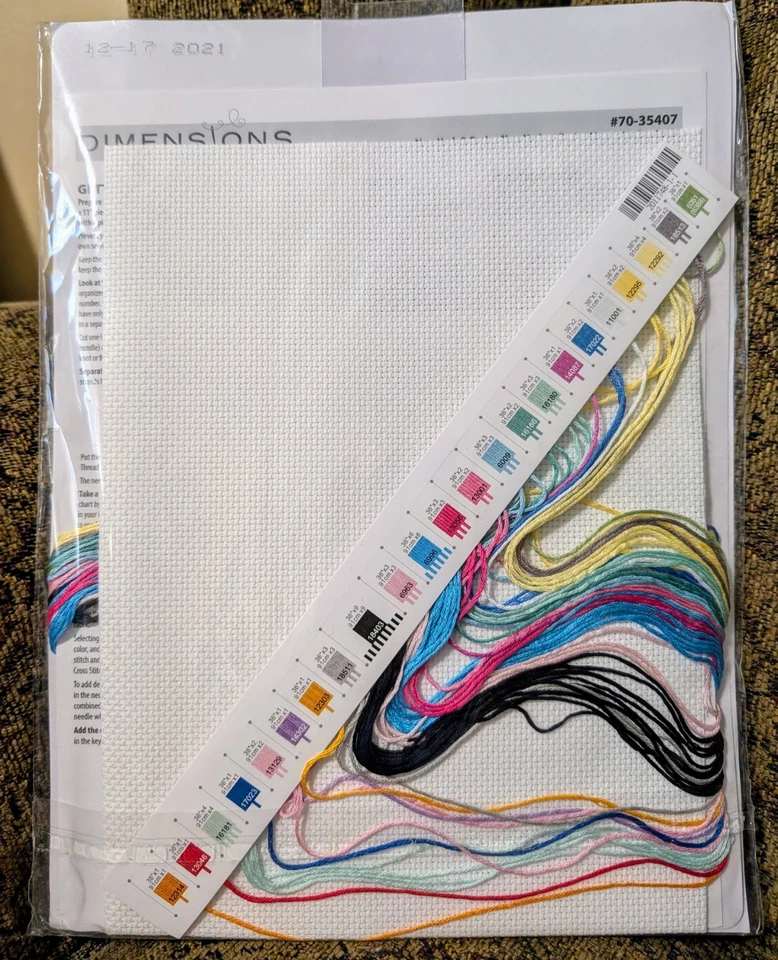 Kit de agujas punto de cruz dimensiones. 2 diseños Nueva York y París Foto 2 de 4