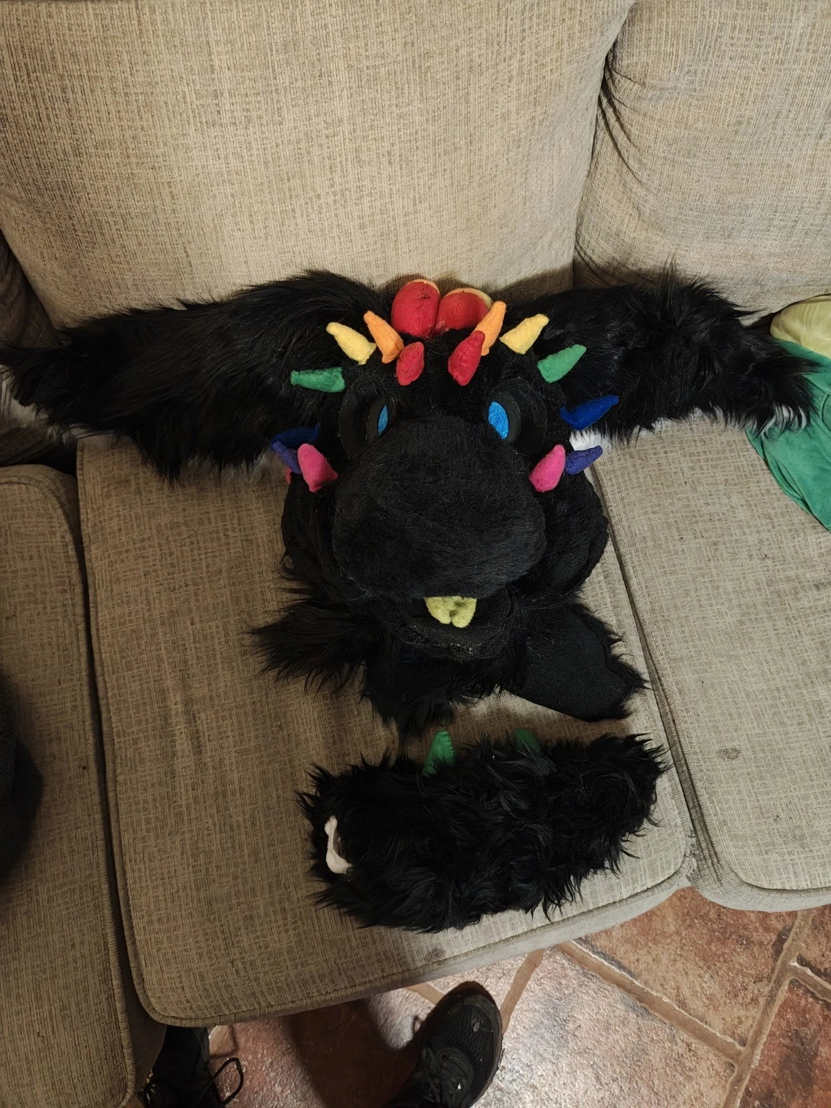 fixer upper fursuit dutch angle dragon partial
