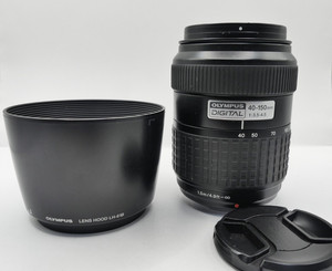 GENUINE OLYMPUS ZUIKO DIGITAL 40-150MM F3.5-4.5 LENS & LH-61B LENS HOOD 2015