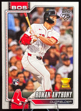 Roman Anthony 2026 Topps Series 1 RC Boston Red Sox Rookie Outfielder