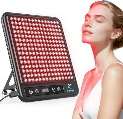Astarexin Red Light Therapy Panel for Face & Body, 225 LEDs 660nm Red & 850nm