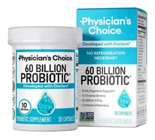 Physician's Choice 094-02-0231 Probiotic Supplement Capsule - 30 Capsule