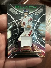 2023 Panini Black Football Daniel Jones Starlight Materials  08/25 Jersey Match