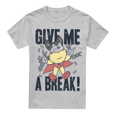 Mighty Mouse - ''Give Me a Break'' T-Shirt für Herren (TV13683)