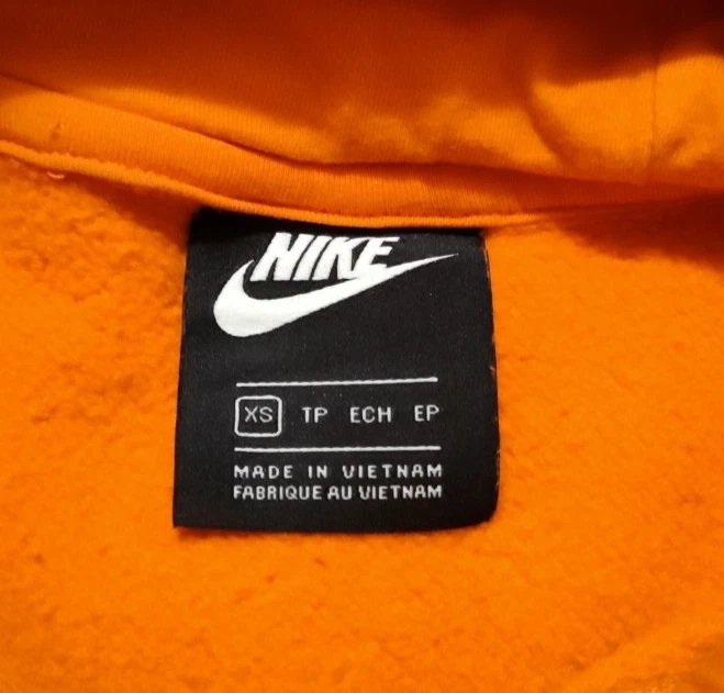 Nike OSU Oklahoma State Cowboys Hoodie Mens XS Orange Pullover Sweatshirt Cotton - Image 3 of 4