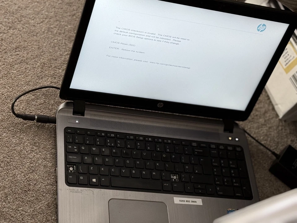 HP Hewlett-Packard Laptop – 500GB HDD, 4GB RAM – For Parts/Repair - Image 2 of 4